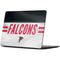 NFL Atlanta Falcons White Striped Surface Laptop 7 15in Skin