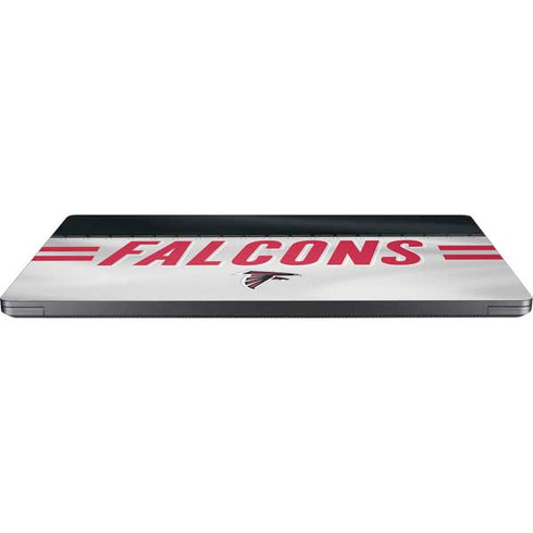 NFL Atlanta Falcons White Striped Surface Laptop 7 15in Skin