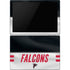 NFL Atlanta Falcons White Striped Surface Pro 6 Skin