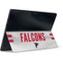 NFL Atlanta Falcons White Striped Surface Pro 6 Skin