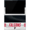 NFL Atlanta Falcons White Striped Surface Pro 7 Skin