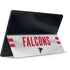 NFL Atlanta Falcons White Striped Surface Pro 7 Skin