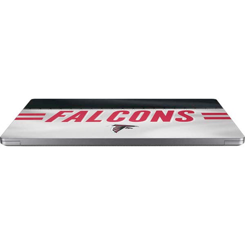 NFL Atlanta Falcons White Striped Laptop Skins