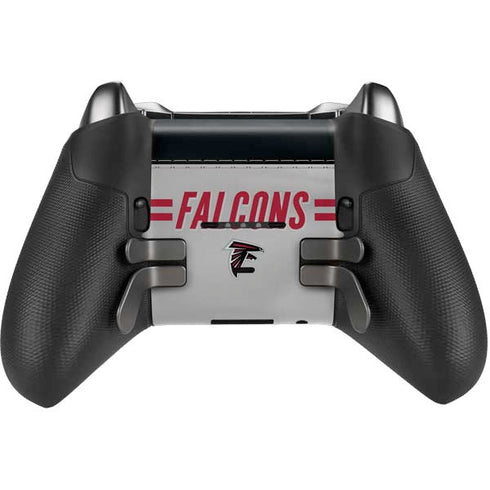 NFL Atlanta Falcons White Striped Xbox Elite Wireless Controller Series 2 Skin