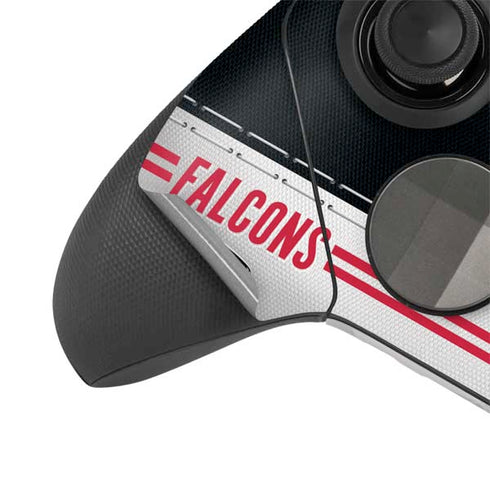 NFL Atlanta Falcons White Striped Xbox Elite Wireless Controller Series 2 Skin