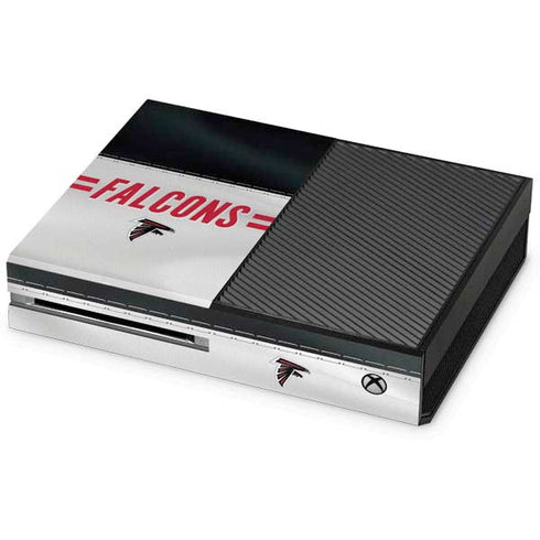 NFL Atlanta Falcons White Striped Xbox One Console Skin