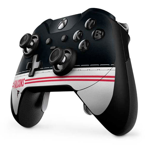 NFL Atlanta Falcons White Striped Xbox One Elite Controller Skin
