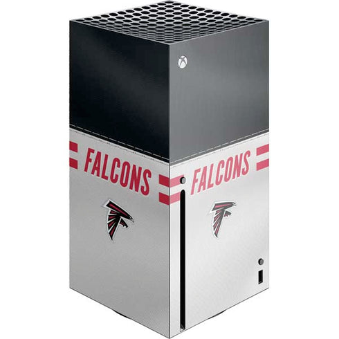 NFL Atlanta Falcons White Striped Xbox Series X Skins