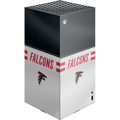 NFL Atlanta Falcons White Striped Xbox Series X Skins