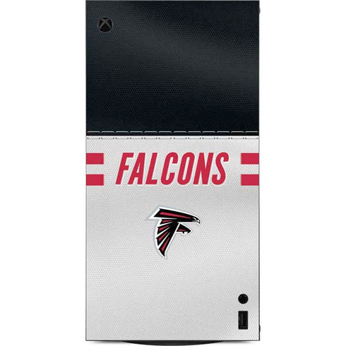NFL Atlanta Falcons White Striped XBox Series X Digital Edition Console Skin