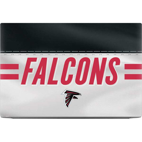 NFL Atlanta Falcons White Striped Dell XPS Skin