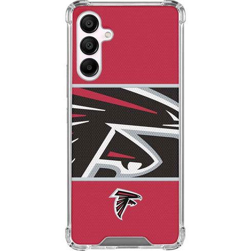 NFL Atlanta Falcons Zone Block Galaxy A16 5G Clear Case