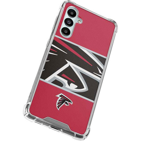 NFL Atlanta Falcons Zone Block Galaxy A16 5G Clear Case