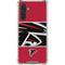 NFL Atlanta Falcons Zone Block Galaxy A17 Clear Case