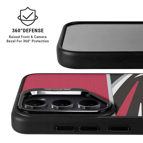 NFL Atlanta Falcons Zone Block Galaxy S25 Ultra Kickstand Case