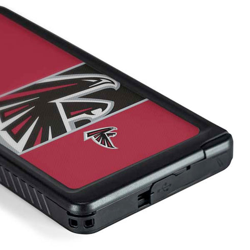 NFL Atlanta Falcons Zone Block Galaxy S24 Ultra Waterproof Case
