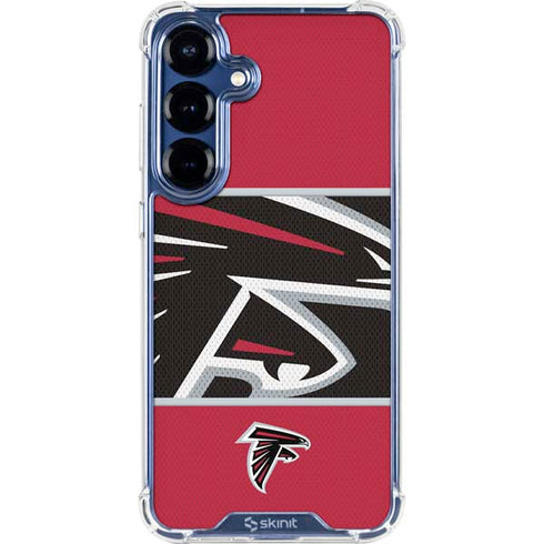 NFL Atlanta Falcons Zone Block Galaxy S25 Clear Case