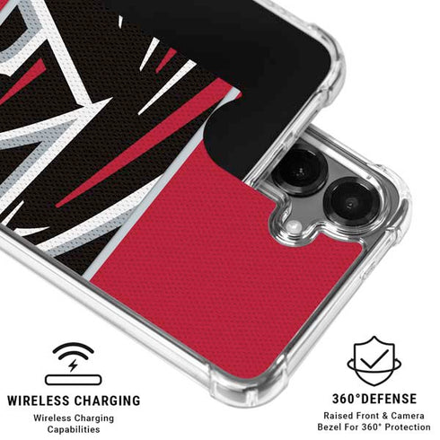 NFL Atlanta Falcons Zone Block Galaxy S26 Clear Case