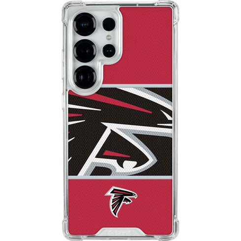 NFL Atlanta Falcons Zone Block Galaxy S26 Ultra Clear Case
