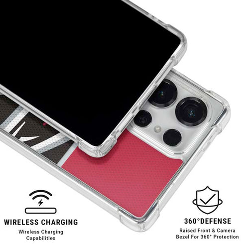 NFL Atlanta Falcons Zone Block Galaxy S26 Ultra Clear Case