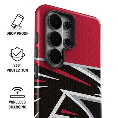 NFL Atlanta Falcons Zone Block Galaxy S26 Ultra Impact Case