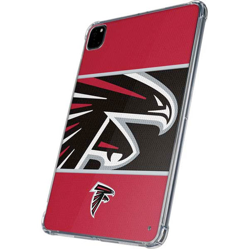 NFL Atlanta Falcons Zone Block iPad Pro 11in (2024) Clear Case