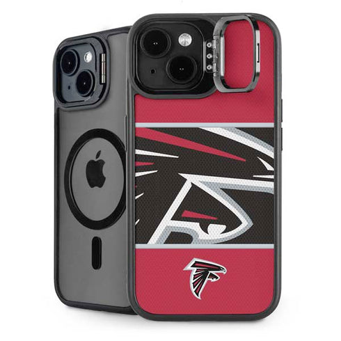 NFL Atlanta Falcons Zone Block iPhone 14 Plus Kickstand Case
