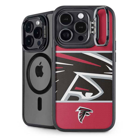 NFL Atlanta Falcons Zone Block iPhone 15 Pro Kickstand Case