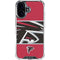 NFL Atlanta Falcons Zone Block iPhone 16 Plus Clear Case