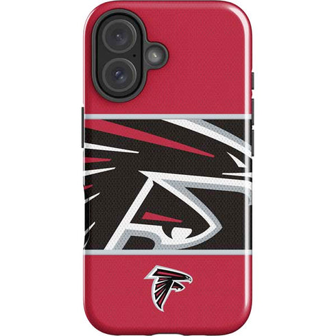 NFL Atlanta Falcons Zone Block iPhone 16 Plus Impact Case