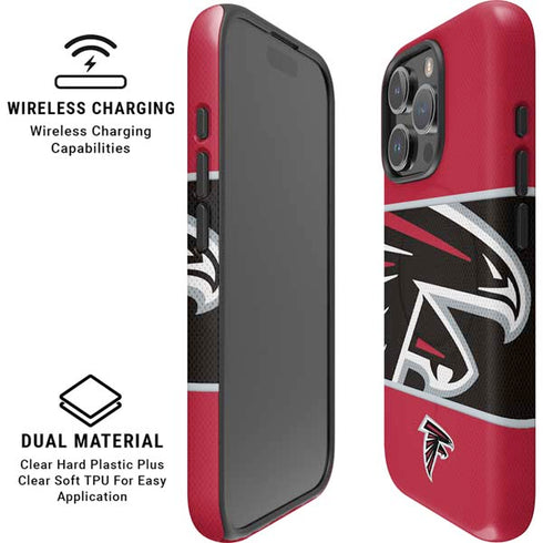 NFL Atlanta Falcons Zone Block iPhone 16 Pro Magsafe Impact Case