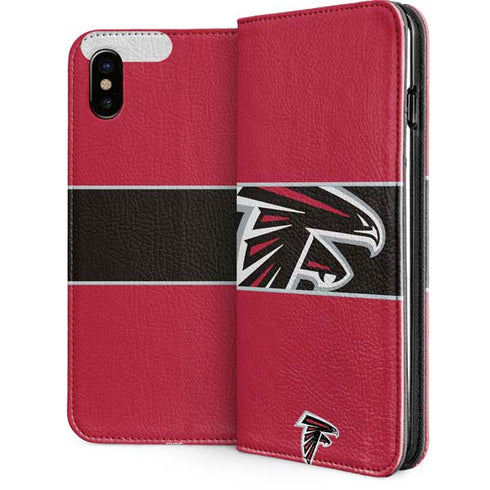 NFL Atlanta Falcons Zone Block iPhone 8 Folio Case