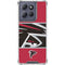 NFL Atlanta Falcons Zone Block Moto G 5G (2025) Clear Case
