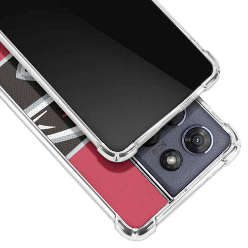 NFL Atlanta Falcons Zone Block Moto G 5G (2025) Clear Case