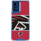 NFL Atlanta Falcons Zone Block Moto G 5G (2024) Clear Case