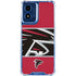 NFL Atlanta Falcons Zone Block Moto G 5G (2024) Clear Case