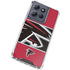 NFL Atlanta Falcons Zone Block Moto G Play 5G (2025) Clear Case