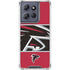NFL Atlanta Falcons Zone Block Moto G Stylus 5G (2025) Clear Case
