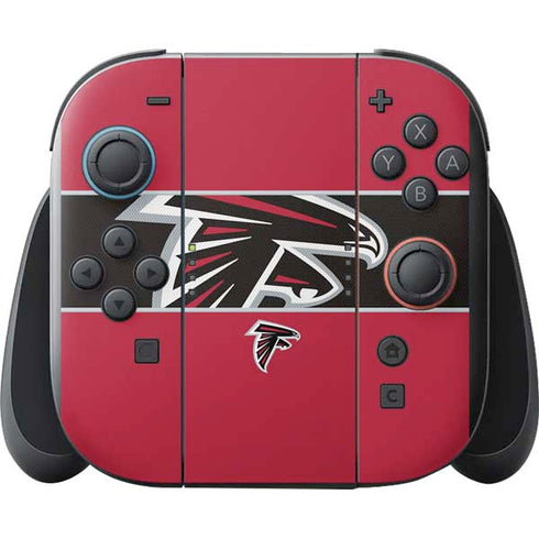 NFL Atlanta Falcons Zone Block Nintendo Switch 2 (2025) with Joy-Con Skin