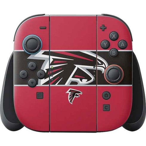 NFL Atlanta Falcons Zone Block Nintendo Switch 2 (2025) Joy-Con Controller Skin
