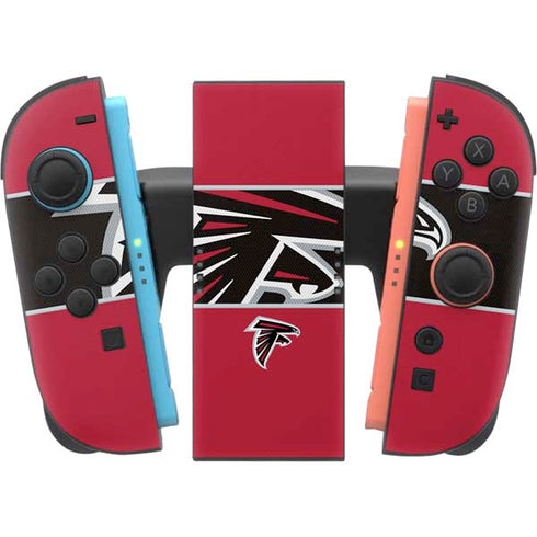 NFL Atlanta Falcons Zone Block Nintendo Switch 2 (2025) Joy-Con Controller Skin