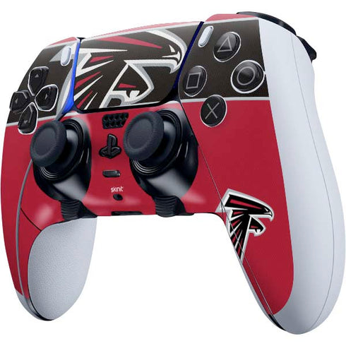 NFL Atlanta Falcons Zone Block PS5 DualSense Edge Pro Controller Skin