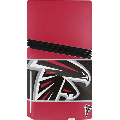NFL Atlanta Falcons Zone Block PS5 Pro Disk Bundle Skin