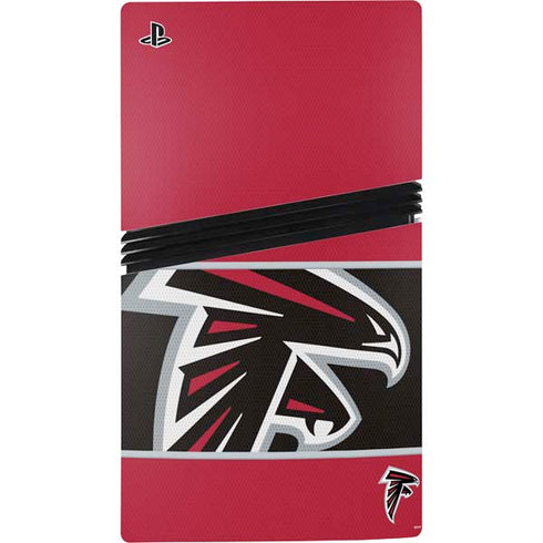 NFL Atlanta Falcons Zone Block PS5 Pro Disk Console Skin