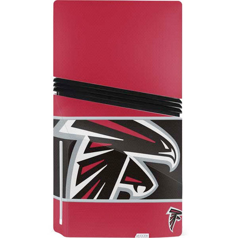 NFL Atlanta Falcons Zone Block PS5 Pro Disk Console Skin