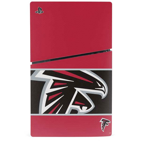 NFL Atlanta Falcons Zone Block PS5 Slim Digital Edition Console Skin