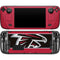 NFL Atlanta Falcons Zone Block Steam Deck Handheld Gaming Computer OLED Skin