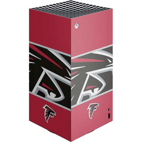 NFL Atlanta Falcons Zone Block XBox Series X Digital Edition Console Skin