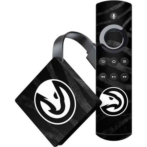 NBA Atlanta Hawks Black Animal Print Amazon Fire TV Skin