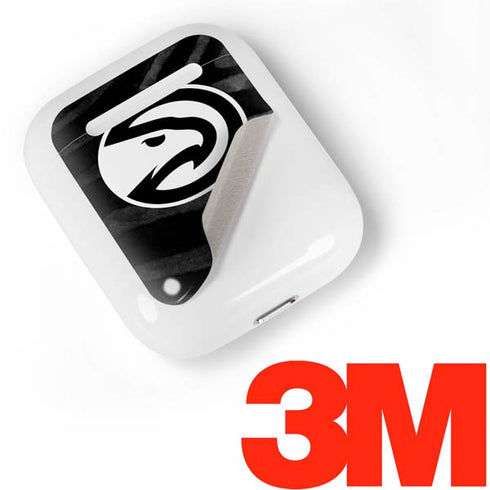 NBA Atlanta Hawks Black Animal Print Apple AirPods Skin